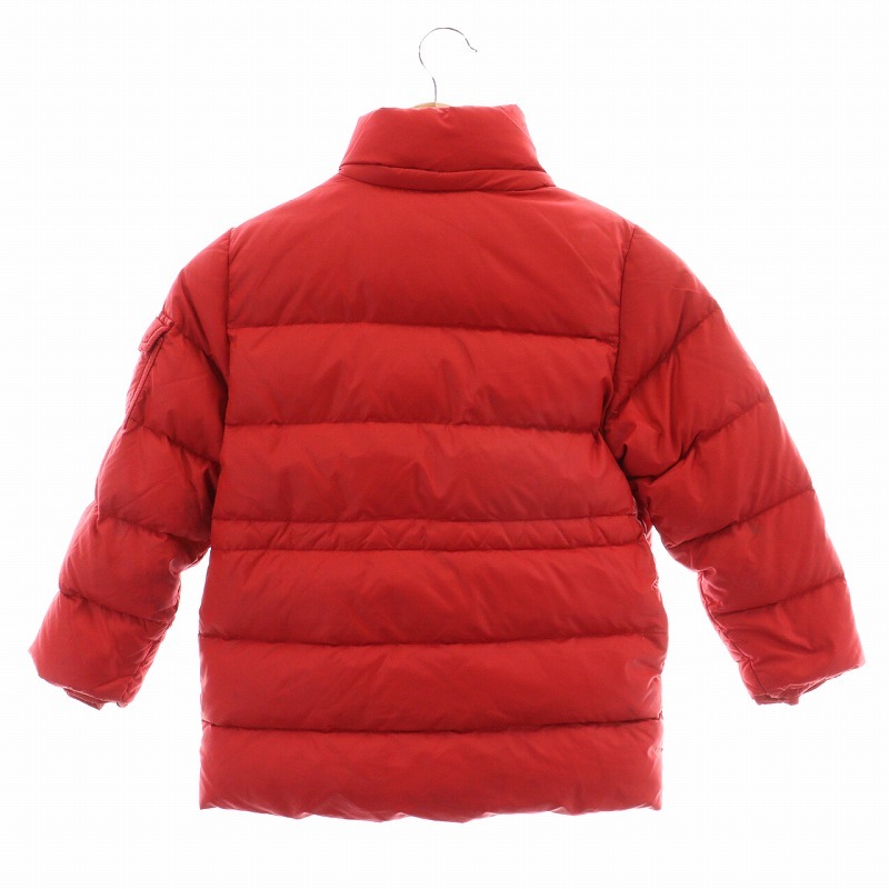 モンクレール MONCLER ダウンジャケット スタンドカラー ジップアップ 116cm 赤 レッド /NW2 ■EC キッズ_画像2