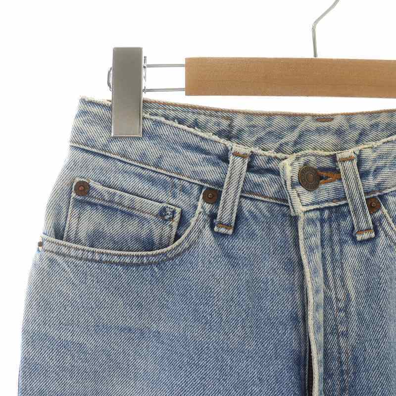 リーバイス Levi's デニムパンツ ジーンズ ジップフライ USED加工 W28 L31 S 青 ブルー W505-0217 /NW8 ■GY09 レディースの画像3