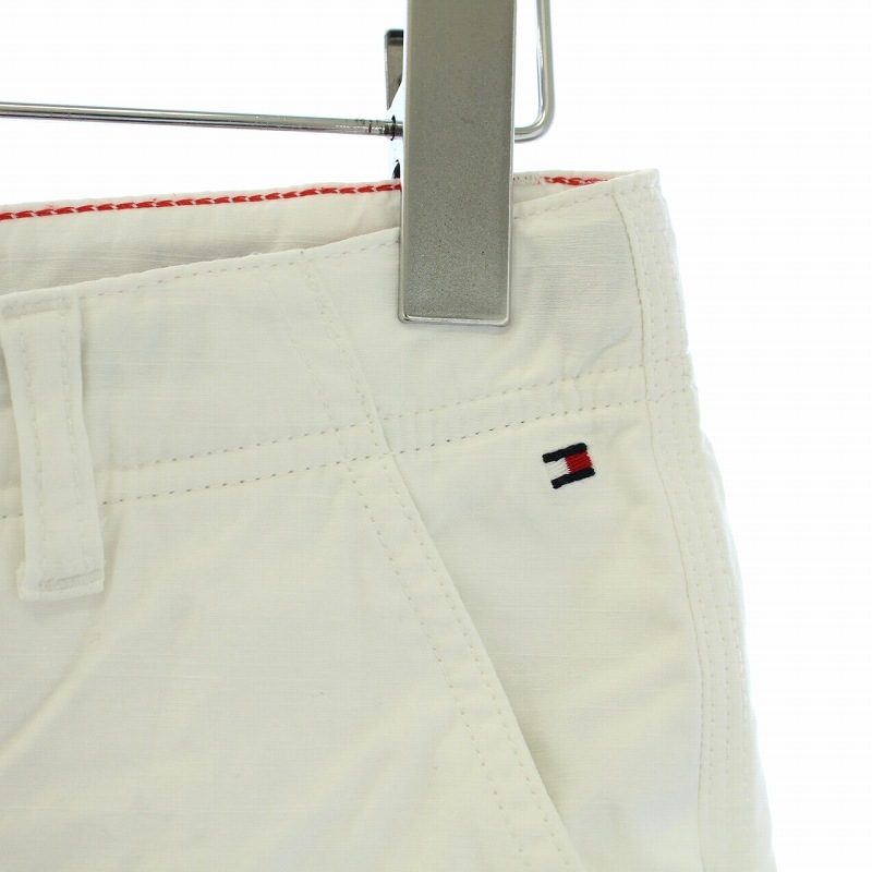 トミーヒルフィガー TOMMY HILFIGER ハーフパンツ ショートパンツ 152 白 ホワイト /TK ■GY09 キッズ_画像4