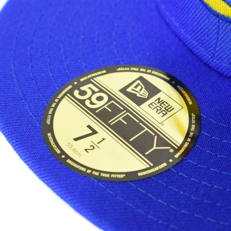 ニューエラ NEW ERA 59FIFTY 帽子 キャップ LA ロサンゼルス ラムズ 7 1/2 59.6cm 青 ブルー メンズ_画像8