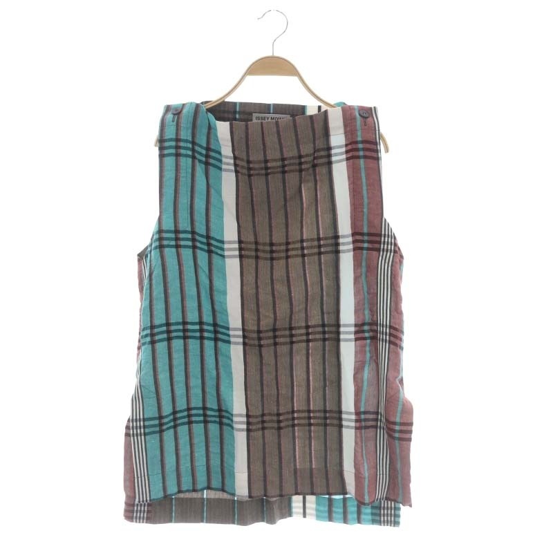 新発売 チェック MIYAKE ISSEY イッセイミヤケ ボックスシルエット