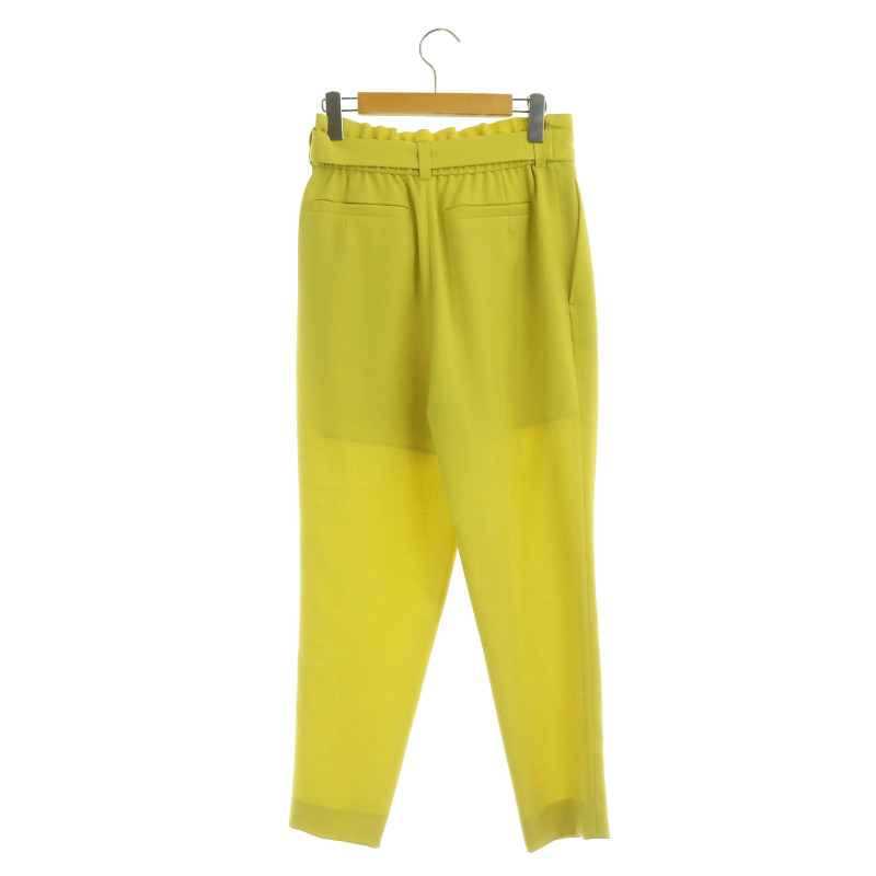  Pinky & Diane pin large PINKY&DIANNEs Rav oks LAP pants tapered pants tuck 38 yellow yellow /DF #OS lady's 