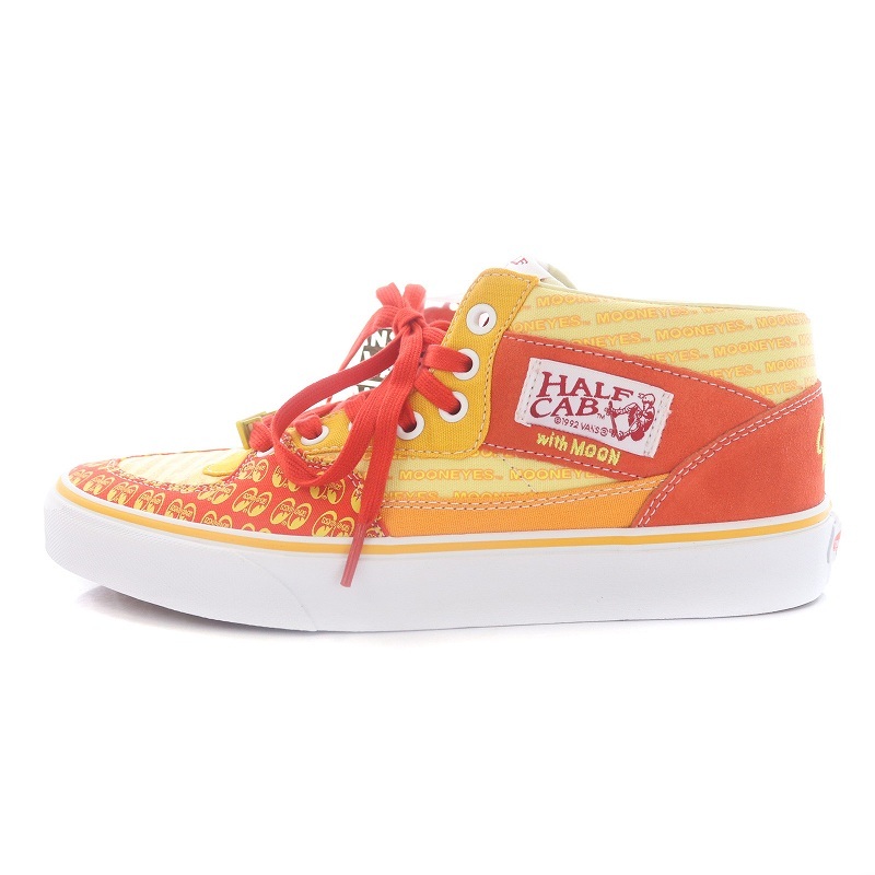 レビュー高評価の商品! ロゴ ハイカット スニーカー RED/MULT FIERY CAB HALF MOONEYES VANS 未使用品 総柄 /SI19 VN0A348ET1B 黄 オレンジ 赤 26.5 26.5cm レビュー高評価の商品! ロゴ ハイカット スニーカー RED/MULT FIERY CAB HALF MOONEYES VANS 未使用品 総柄 /SI19 VN0A348ET1B 黄 オレンジ 赤 26.5 26.5cm