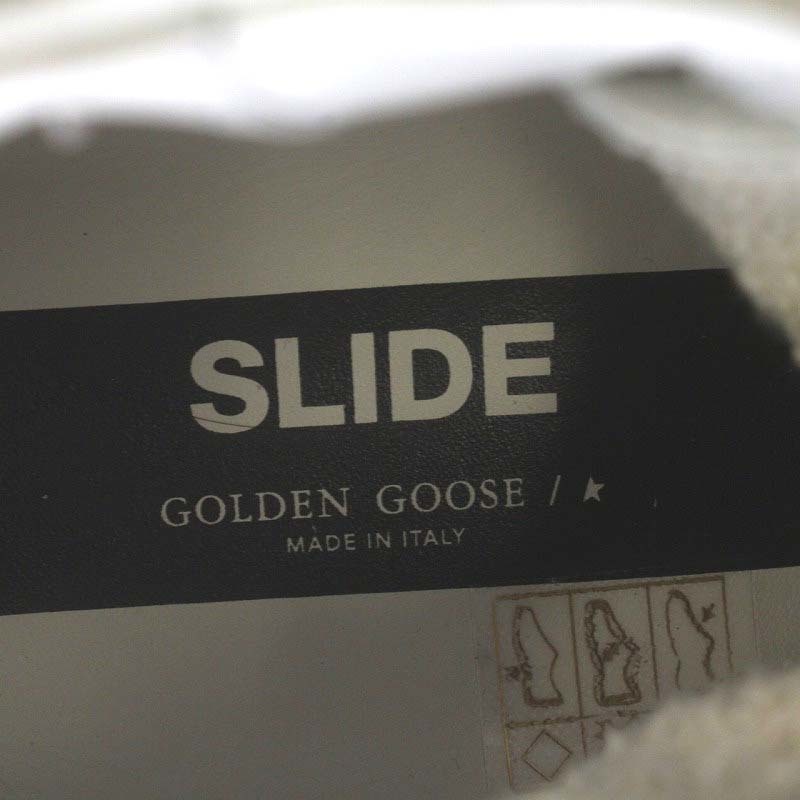 ゴールデングース GOLDEN GOOSE Deuxieme Classe取り扱い 22SS SLIDE WHITE スニーカー ハイカット ダメージ加工 37 24cm 白_画像5