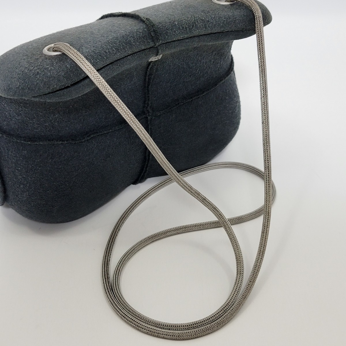 1円【美品】シャネル CHANEL ヒップバッグ コットン ジャージー ココ