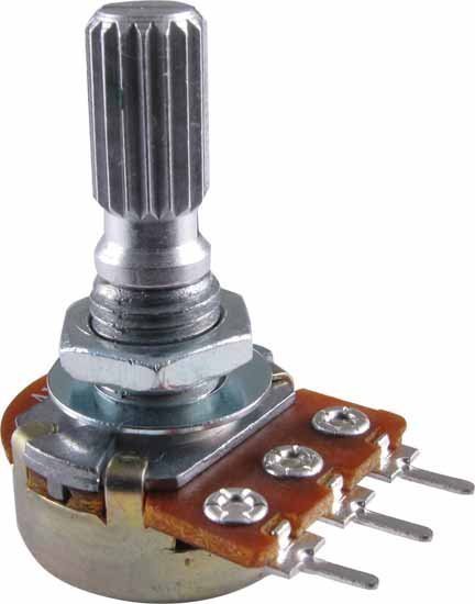 ポット Potentiometer - Linear, 16mm, Marshall Style, B100 kΩ [送料170円から 同梱可]の画像2