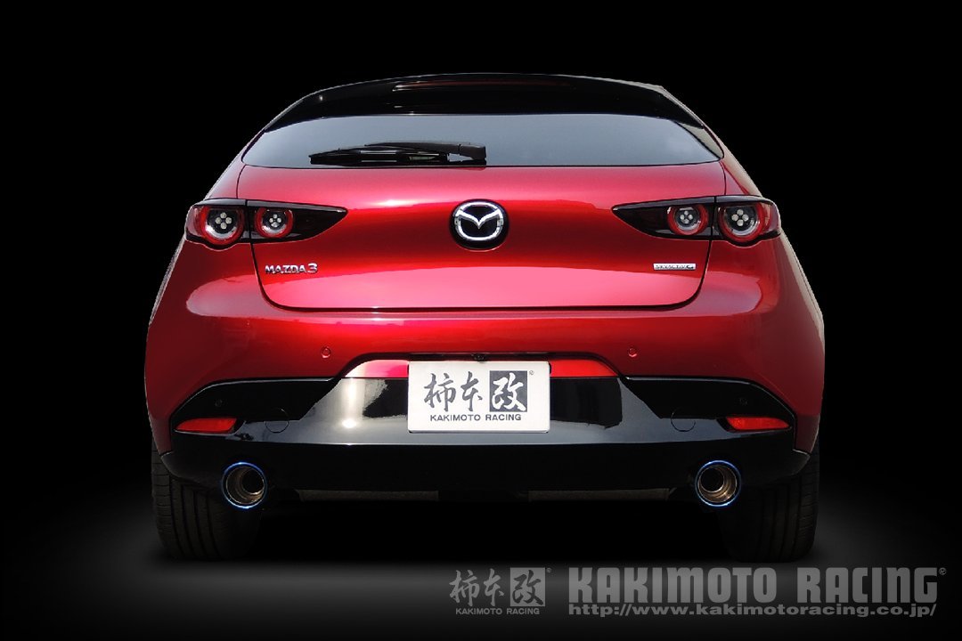 柿本改 マフラー クラスKR チタンフェイステール スポーツマフラー マツダ MAZDA3 ファストバック 6BA-BP5P Z71341C カキモト_画像3