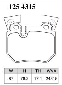 最安値に挑戦！ ディクセル ブレーキパッド REタイプ リア BMW E91