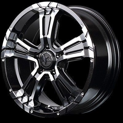 マルカ ホイール ナイトロパワー クロスクロウ トヨタ プリウスα MID 【17×7.0J 5-114.3 INSET40 ブラックメタリック】 1本単品_画像1