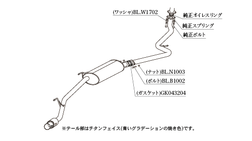 柿本改 マフラー GTボックス 06&S スポーツマフラー ホンダ N-BOX DBA-JF4 H443123 カキモト_画像6