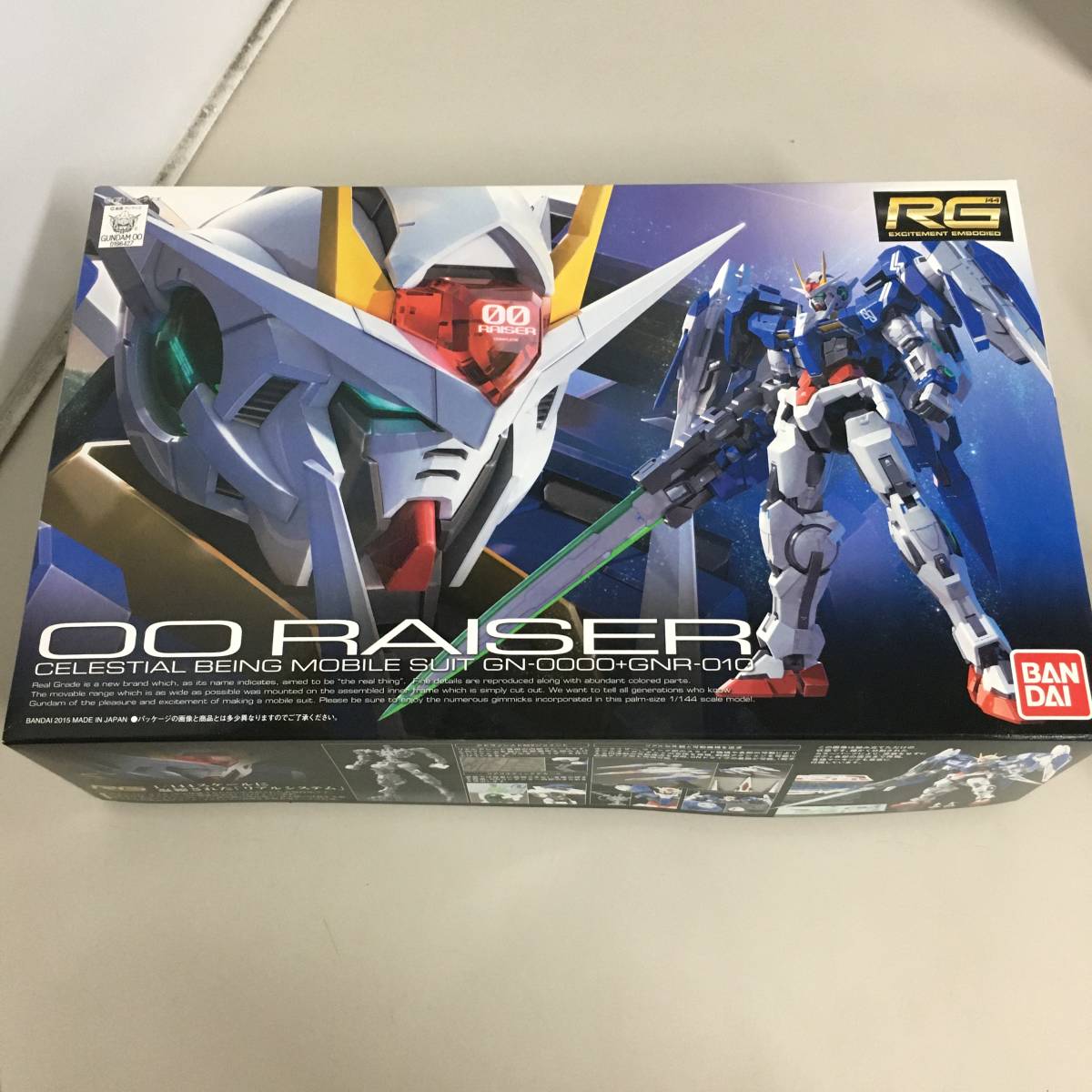 Yahoo!オークション - □未組立 1/144 RG GN-0000 + GNR-0...