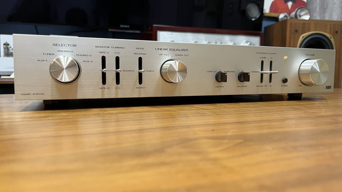 LUXMAN ラックスマンLUXKIT A3032 真空管プリアンプコントロール LUXMAN ラックスマンLUXKIT A3032 真空管プリアンプコントロール