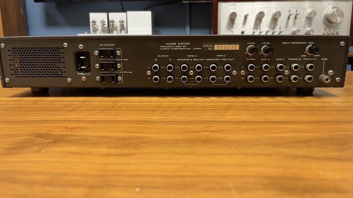 LUXMAN ラックスマンLUXKIT A3032 真空管プリアンプコントロール LUXMAN ラックスマンLUXKIT A3032 真空管プリアンプコントロール