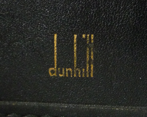 dunhill　 Dunhill 　６...　 ключ  кейс 　 кожа 　 черный 　 черный 　 винтажный  