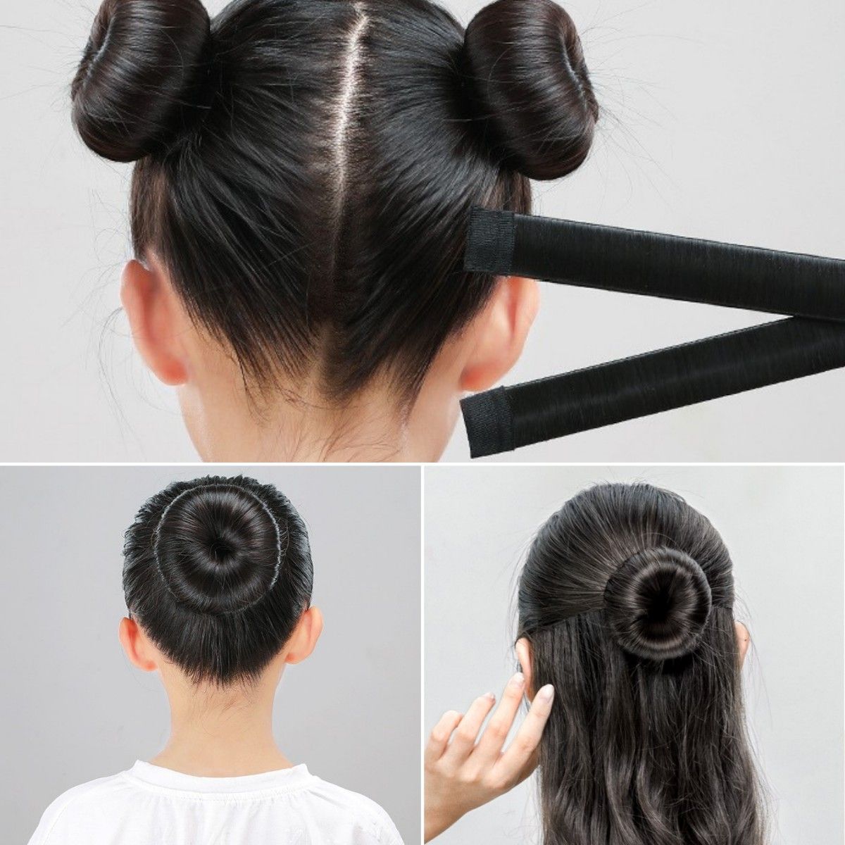 【新品未使用】【お得な2個セット】お団子ヘアアレンジ 2本おまとめ購入 ツインテール