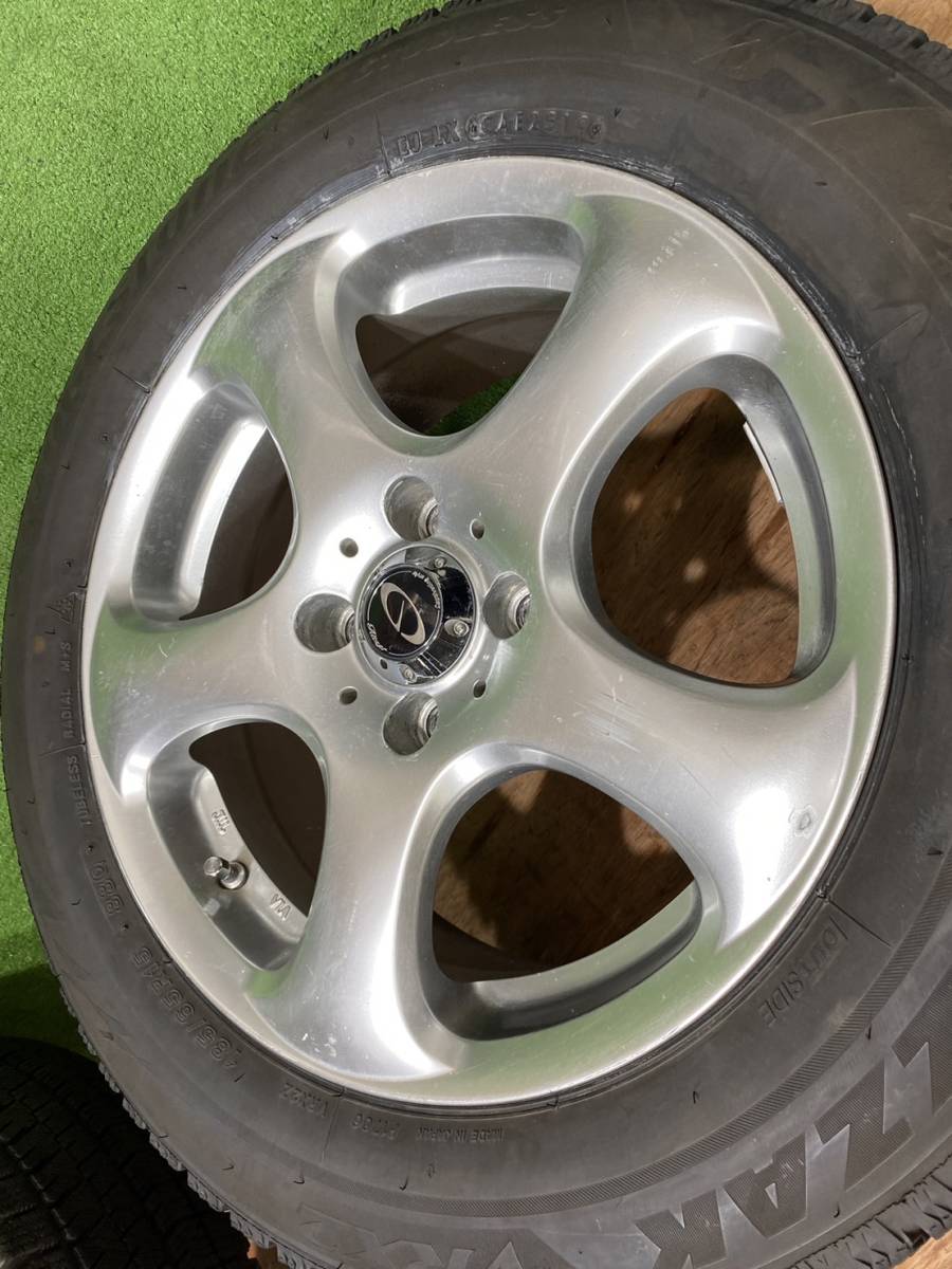 185/65R15 BRIDGESTONE BLIZZAK VRX2【1本/2018年 3本/2019年】(社外アルミホイール) 16X6.5J ET38 4H/100 4本セット！_画像8