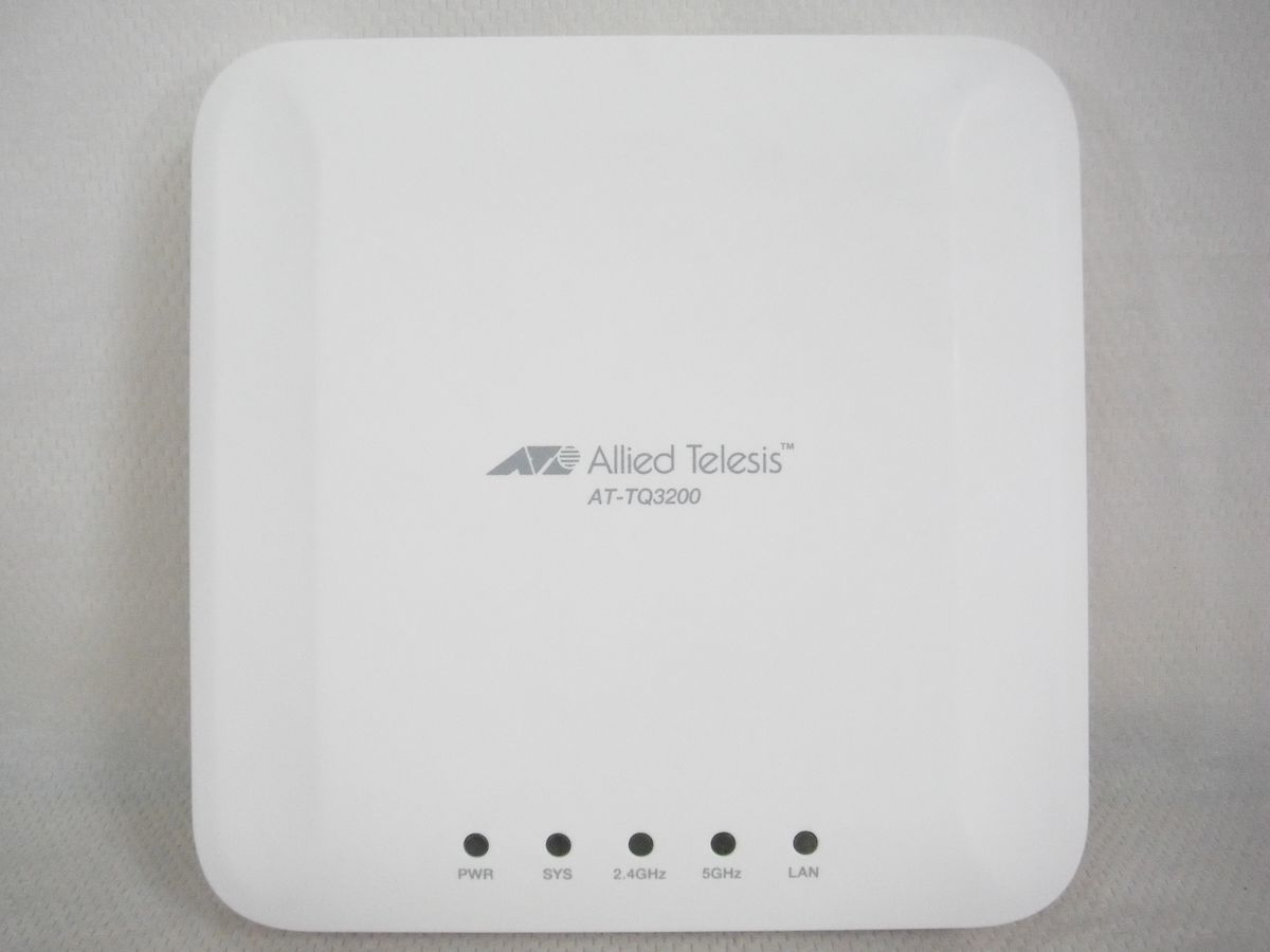 [中]Allied Telesisアライドテレシス 無線LANアクセスポイント AT-TQ3200 IEEE802.11n/g/b PoE給電(IEEE802.3af)