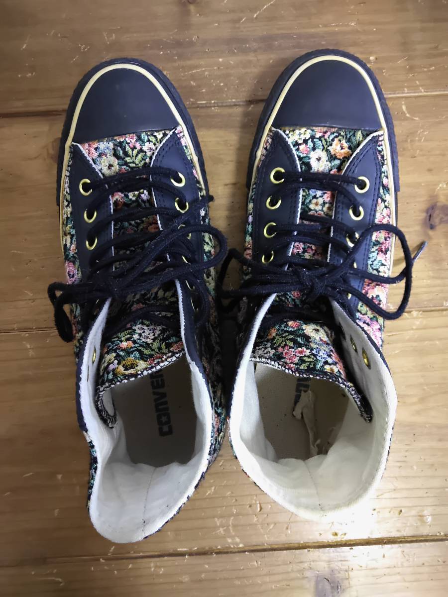 CONVERSE コンバース　花柄　24.5cm レア柄　フラワー 個人出品_画像6