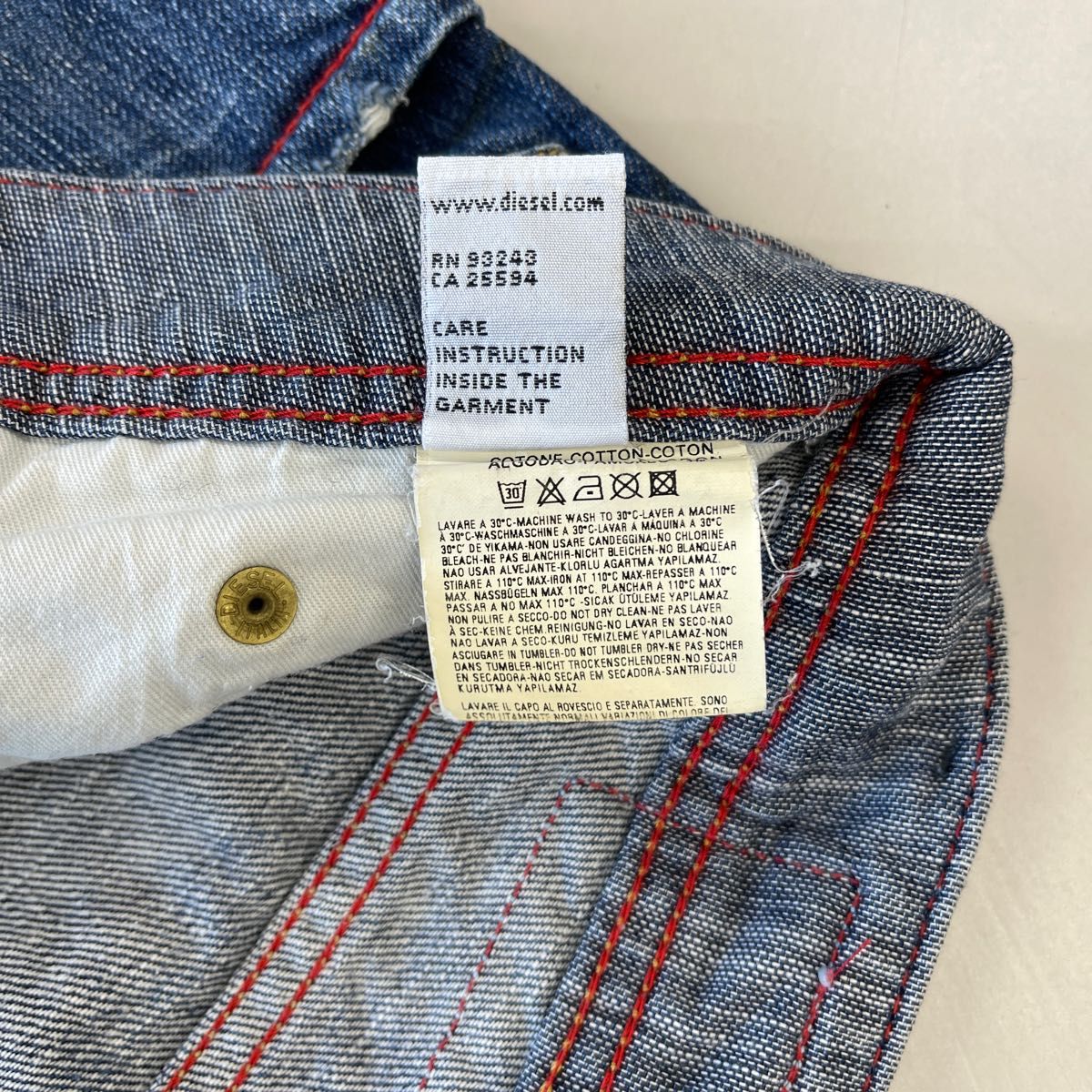 Diesel Industry ディーゼル　 デニムパンツ　MADE IN ITALY  32size 直営店購入