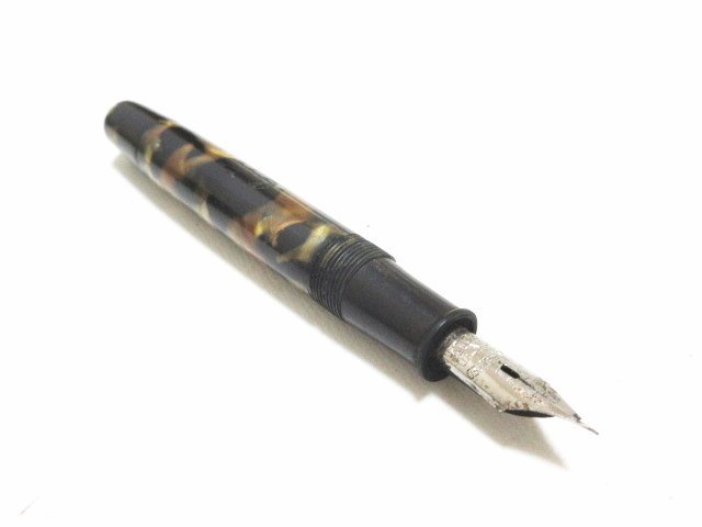 Y117◇古い万年筆 FOUNTAIN PEN セルロイド Cawl Pen 記帳用 // 計2点 // 筆記用具 文房具 昭和レトロ 当時物 / 一部ジャンク / 現状渡しの画像2