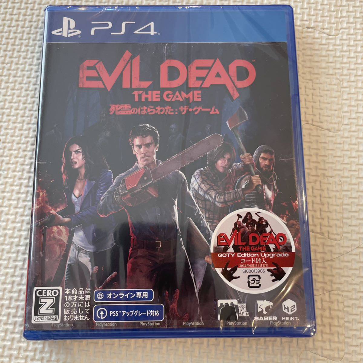 「Evil Dead：The Game PS4版」新品未使用コード封入PS5アップグレード対応_画像1