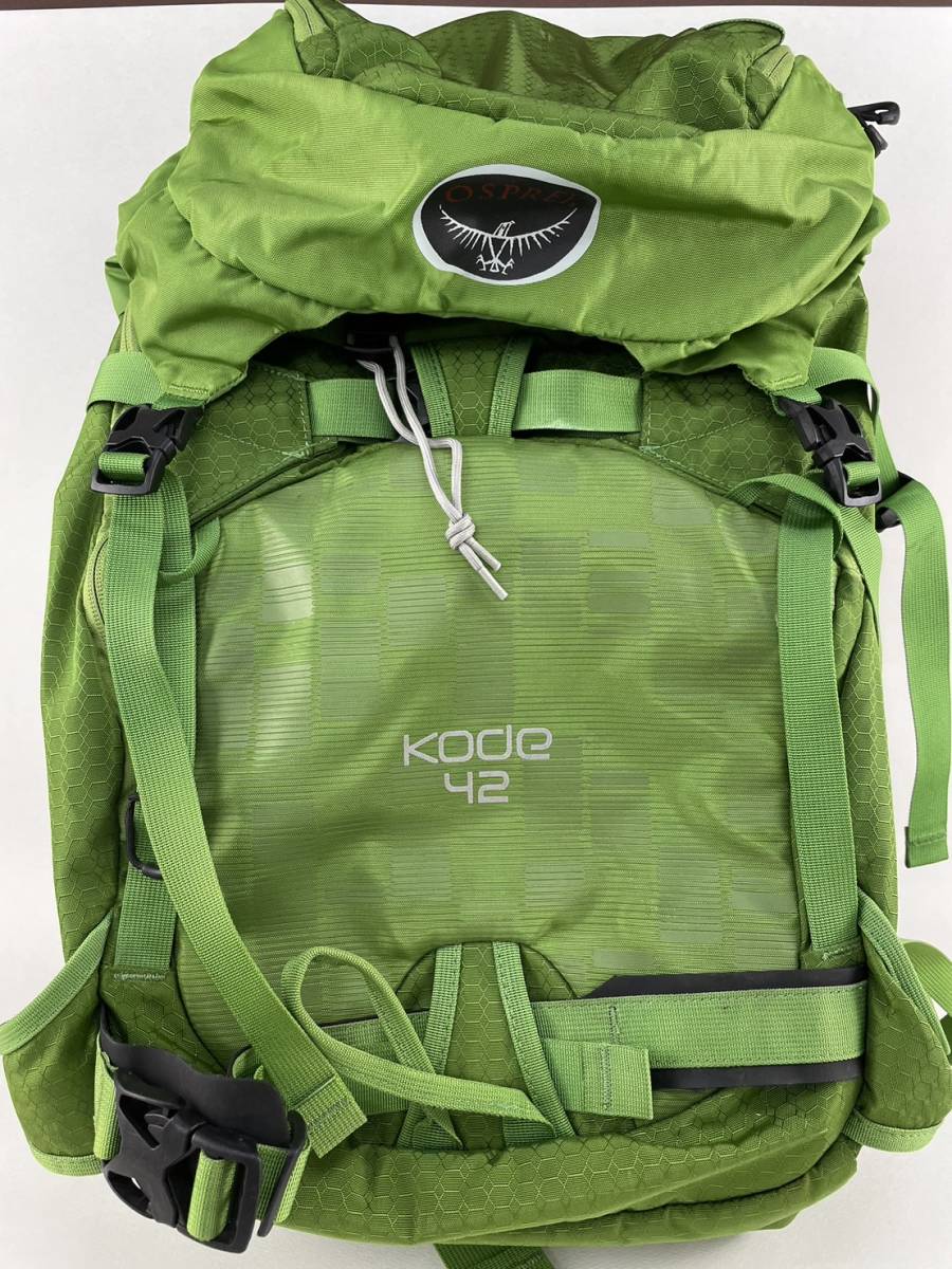 品質検査済 （Z1）登山家必見！OSPREY KODE42☆ザック 登山用品 登山