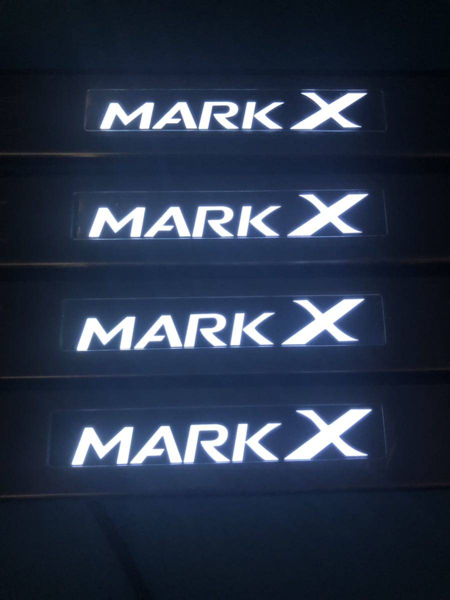 マークX 120系 130系 LEDスカッフプレート_画像1