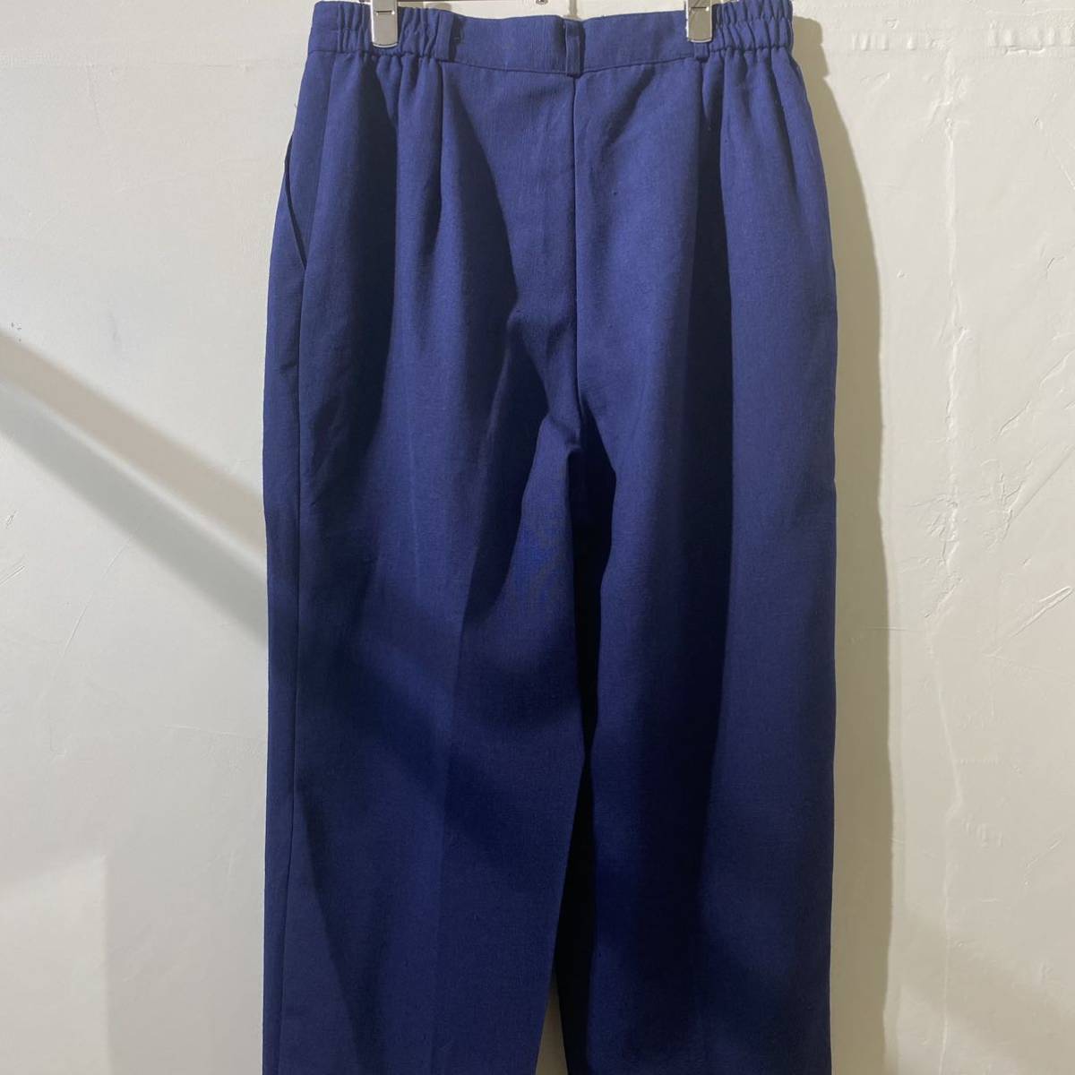 vintage us poly rayon slacks pants アメリカ古着 ビンテージ USA製 レーヨンスラックス ポリスラックス 80s 90s タック_画像6