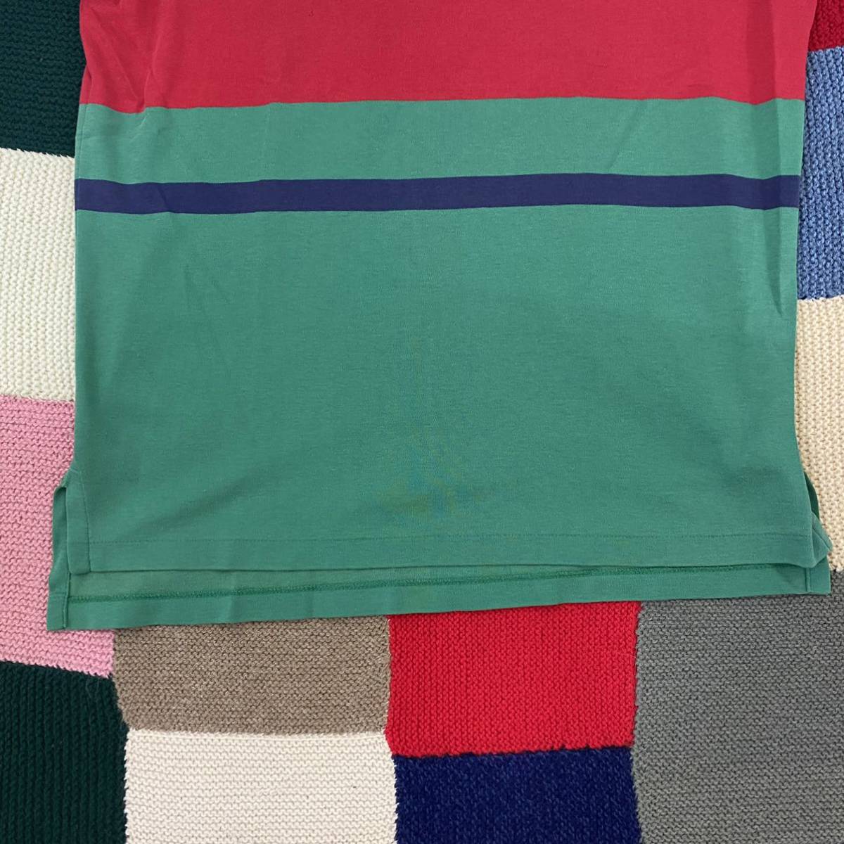 vintage us POLO Ralph Lauren polo shirt USA製 アメリカ古着 ビンテージ ポロシャツ 90s 80s ラルフローレン_画像6