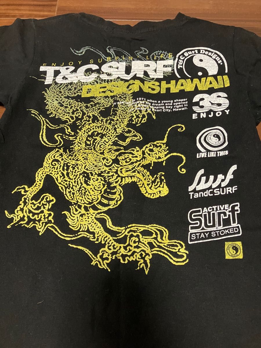 T＆C Surf Designs ロゴ Tシャツ 半袖 キッズ 男の子