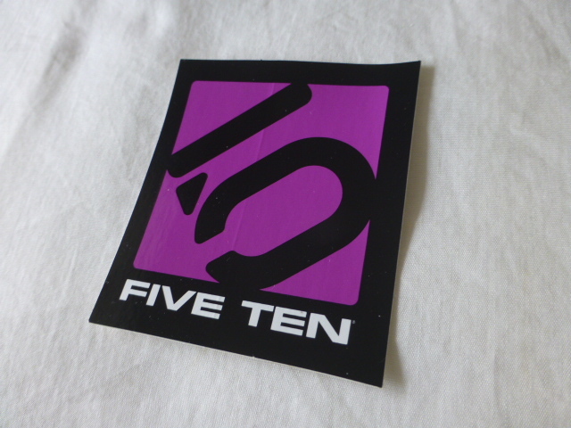 FIVE TEN 5 ステッカー 5 FIVE TEN PURPLE 紫 ファイブテン FIVE TEN 5_画像2