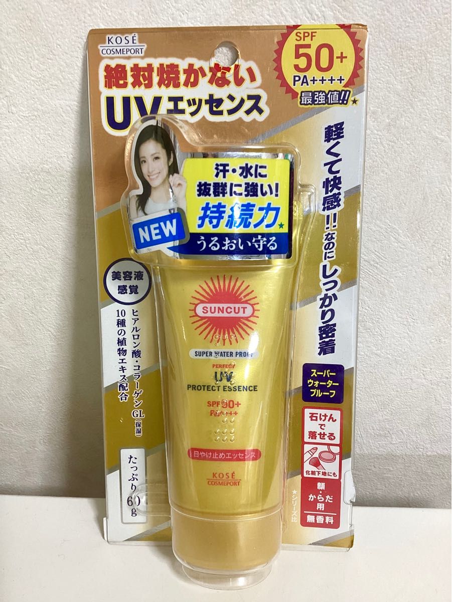 KOSE サンカット　ウルトラUV パーフェクトエッセンス(スーパーウォータープルーフ) SPF50+  PA++++ 60g