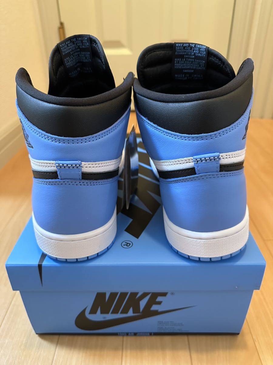 27cm NIKE AIR JORDAN 1 RETRO HIGH OG University Blue/UNC Toe 27cm NIKE AIR JORDAN 1 RETRO HIGH OG University Blue/UNC Toe