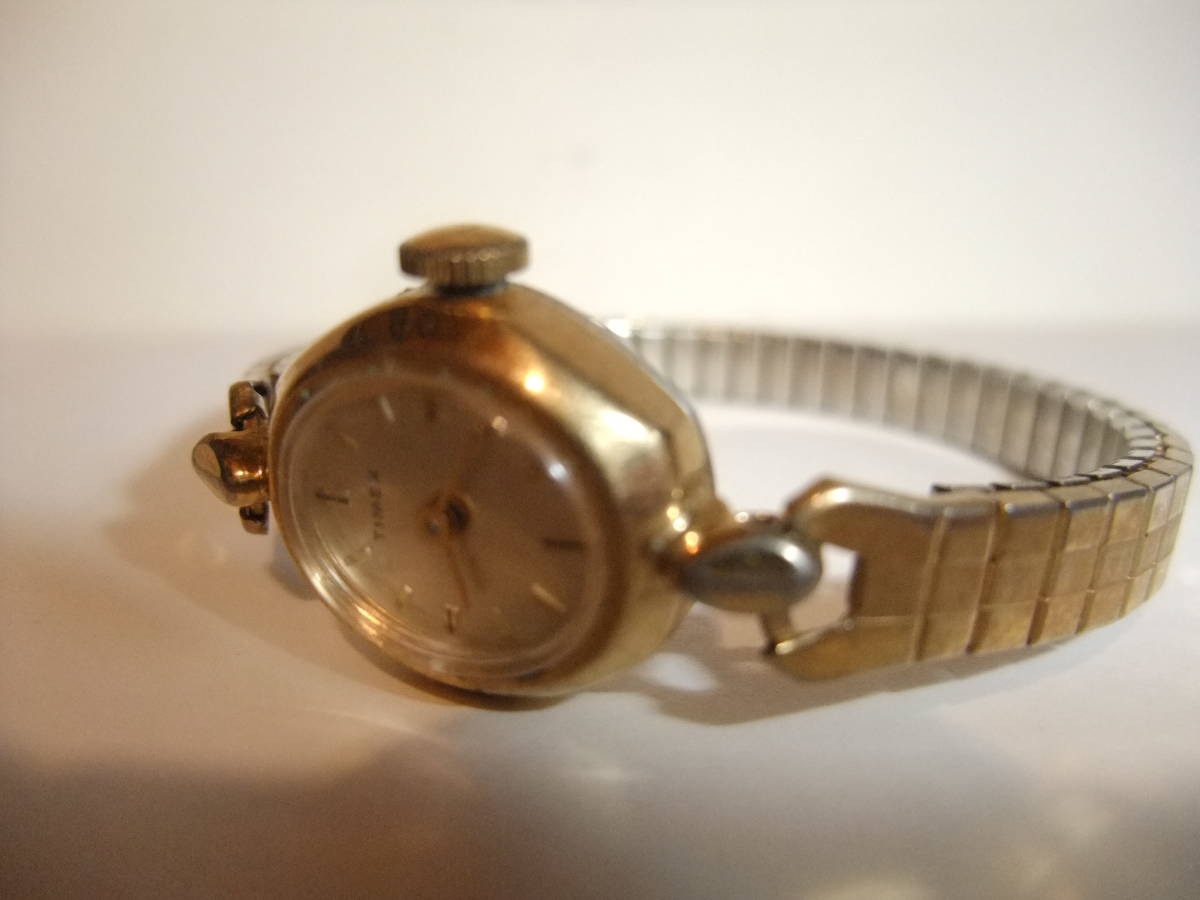 少し古いTIMEX手巻婦人もの腕時計（ジャンク）_画像6