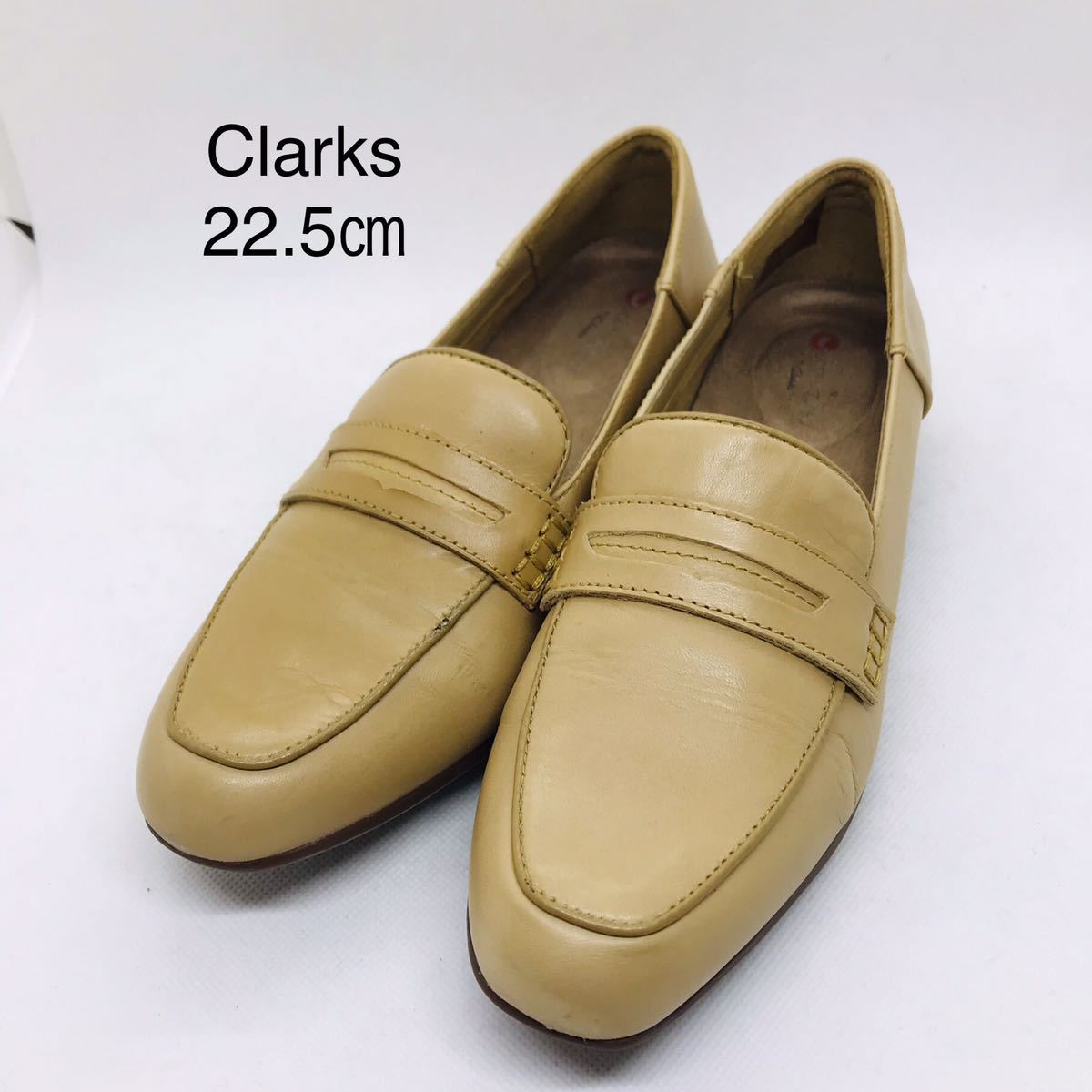 【美品】クラークス Clarks レディースローファー 22.5㎝