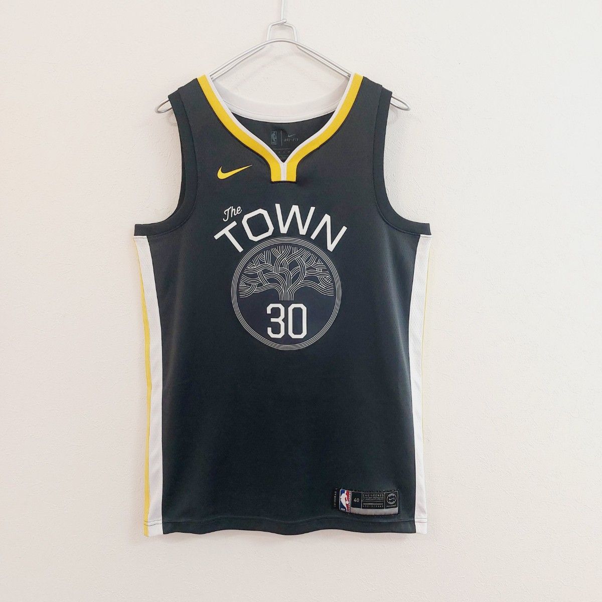 【NIKE】美品NBA ステフィン・カリー SWINGMAN 　ゲームシャツ ナイキ メンズＳ