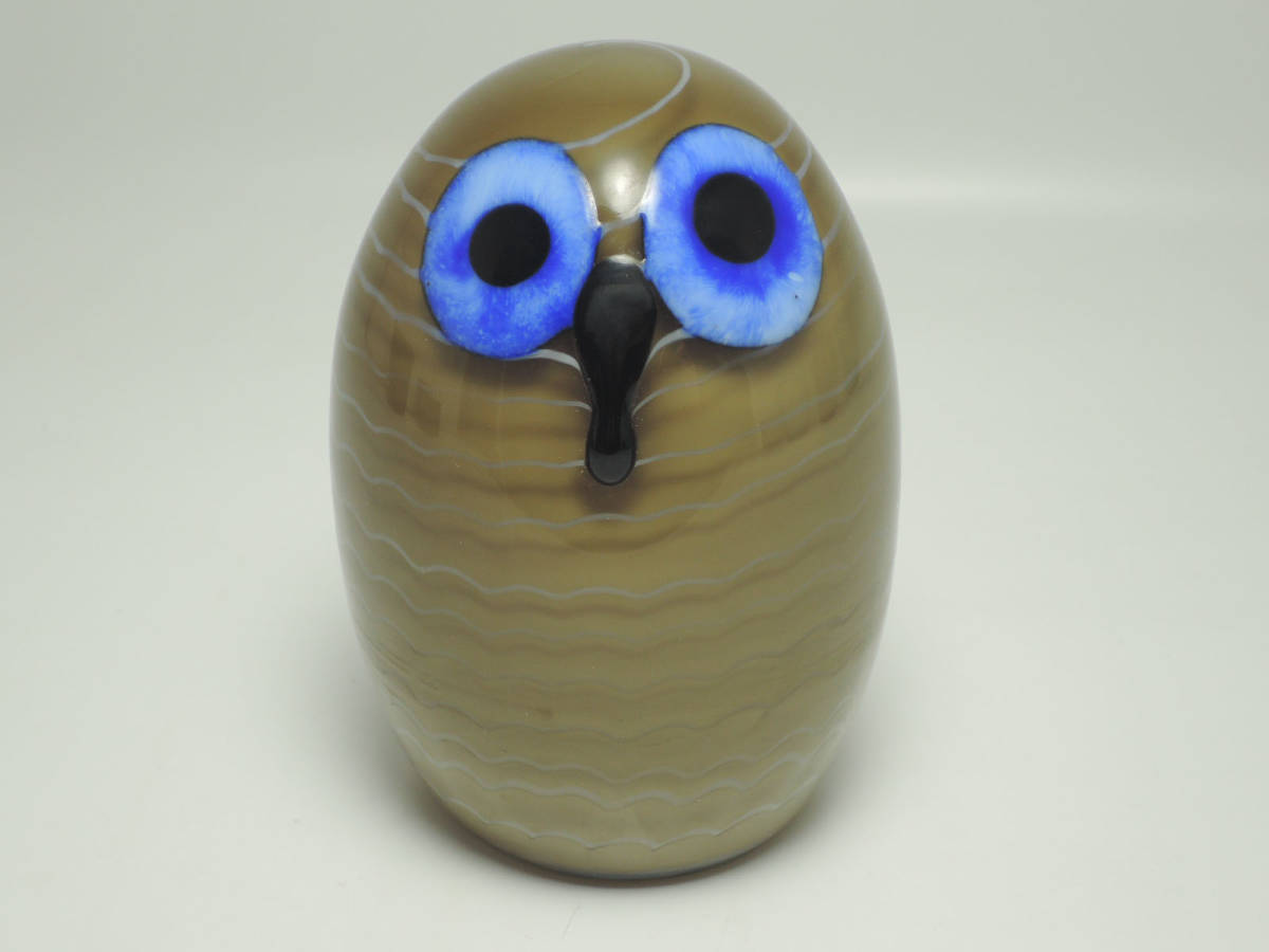 廃盤 イッタラ フィンランド限定 バード ノーザンオウル iittala Northern owl BIRDS BY OIVA TOIKKA フクロウ ふくろう_画像1