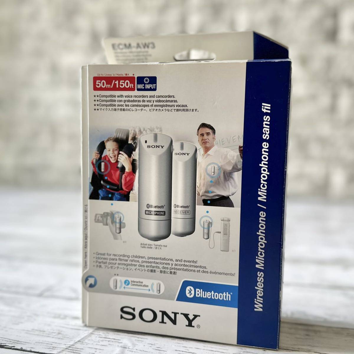 おすすめネット 送料無料 SONY Bluetoothワイヤレスマイクロホン ECM-AW3 ソニー