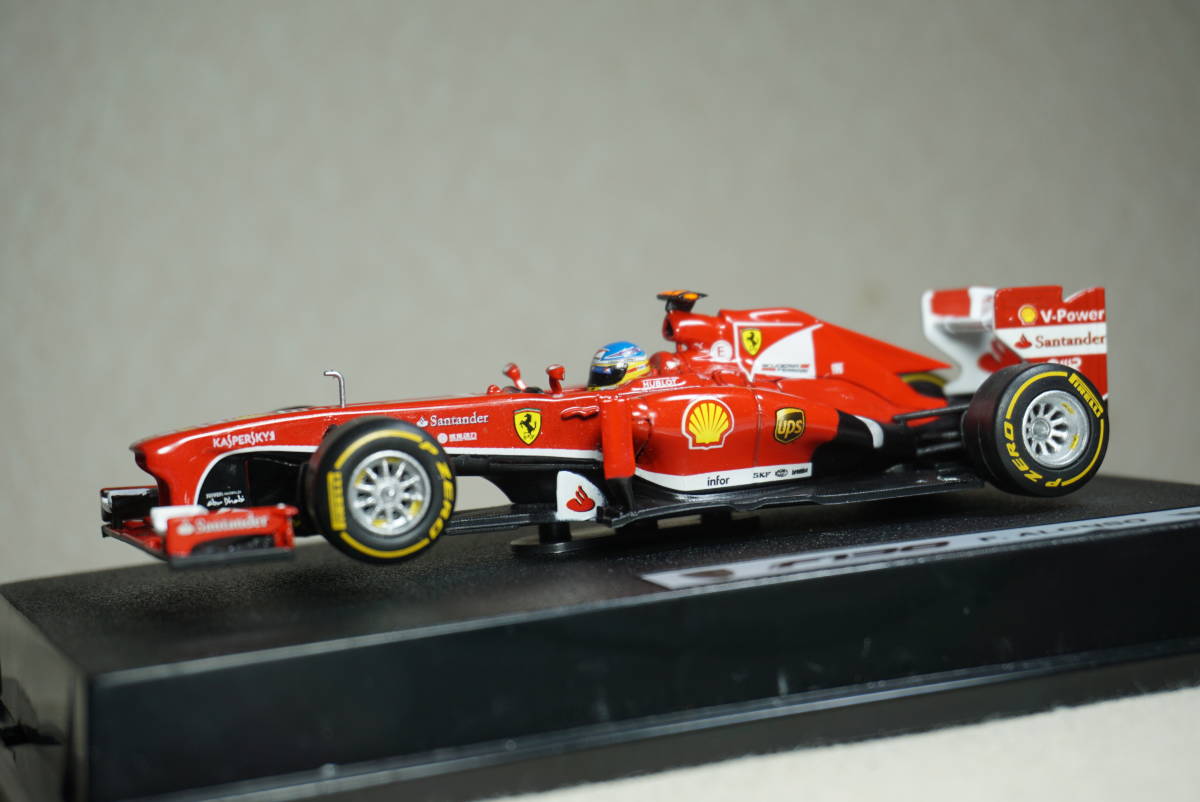1/43 アロンソ MATTEL Ferrari F138 #3 Alonso 2013 F1 フェラーリ 664 hotwheels の画像1