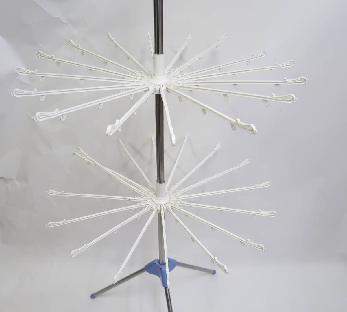  extra attaching! Iris o-yama stainless steel interior clotheshorse parasol 3 step 