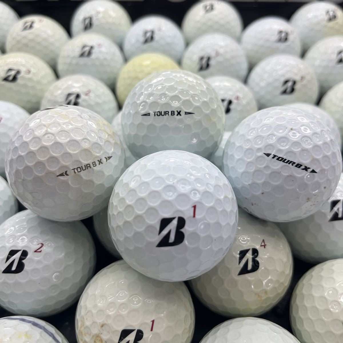 ロストボール BRIDGESTONE GOLF TOUR B X 50球-
