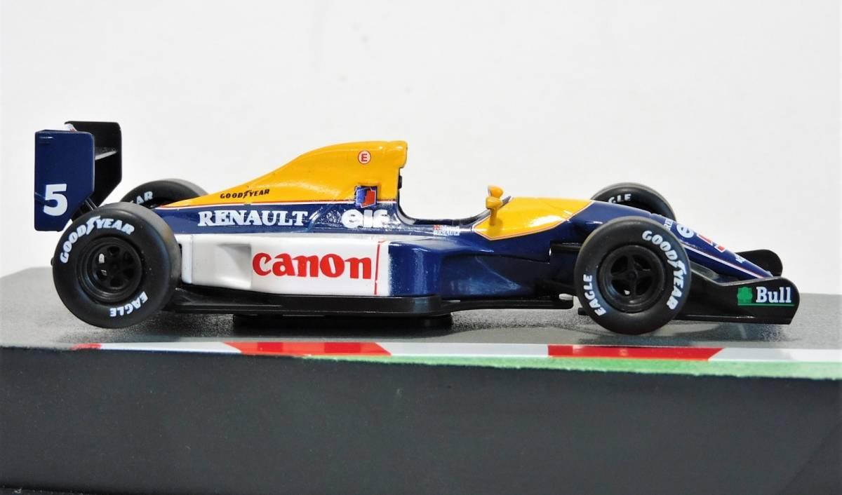 ④ ウイリアムズ FW14B 1992 #5 ナイジェル・マンセル デアゴスティーニ 1/43 F1マシンコレクション ミニカー _画像3