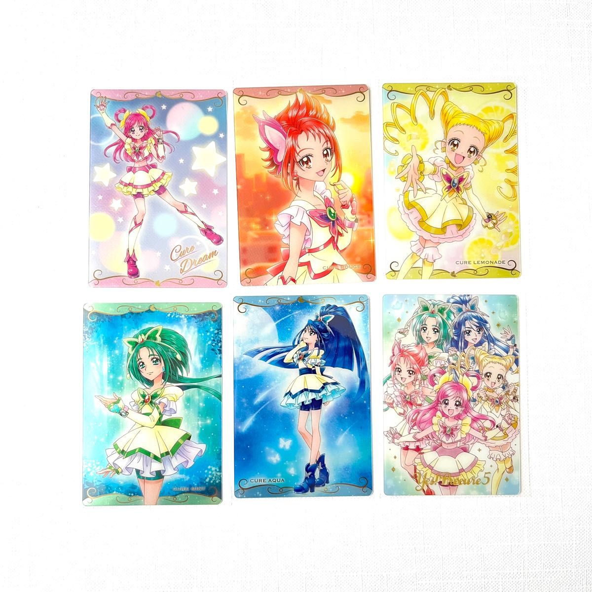 プリキュア ウエハース カード プリキュア5 ssr 集合 6枚セット yesプリキュア5 ウエハース 6枚 開封済み カード|Yahoo!フリマ