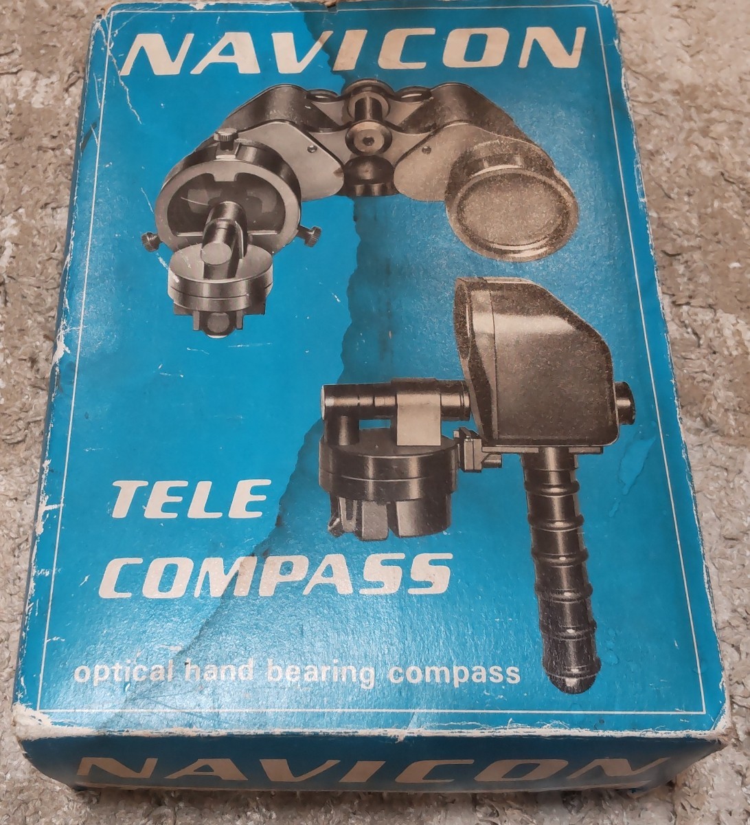 爆売り！ COMPASS TELE NAVICON社 海洋コンパス compass bearing hand optical アクセサリー