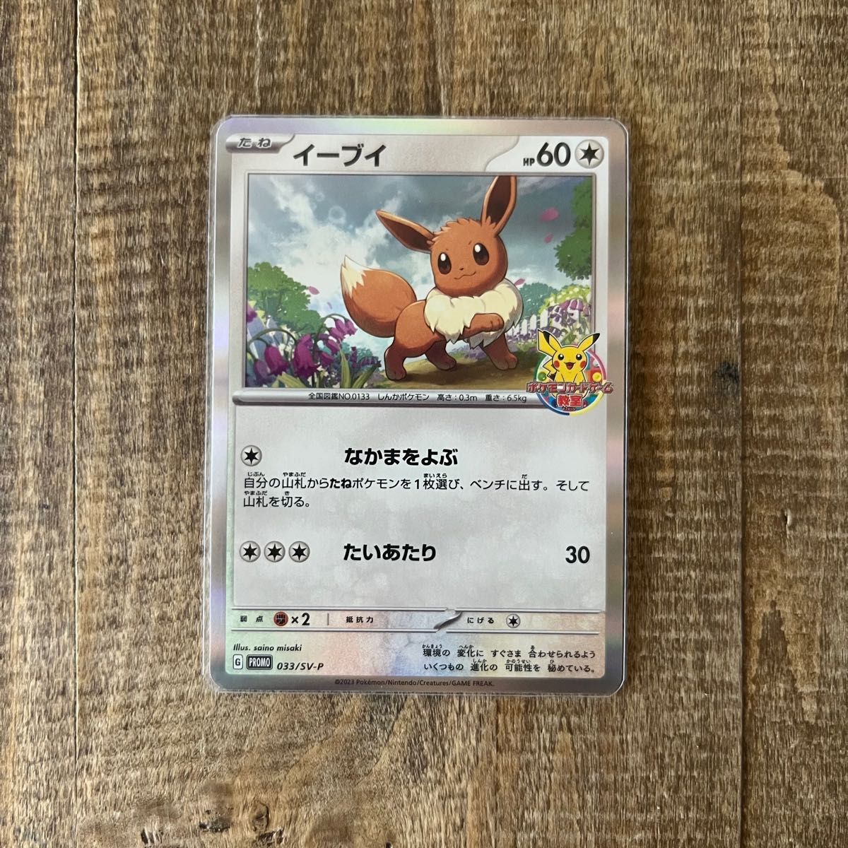 未使用 非売品】ポケモンカードゲーム教室 イーブイ 033/SV-P 未使用 非売品】ポケモンカードゲーム教室 イーブイ 033/SV-P