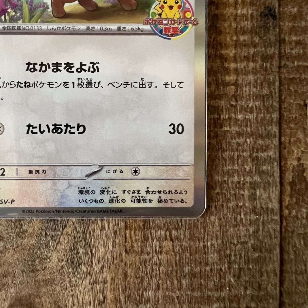 未使用 非売品】ポケモンカードゲーム教室 イーブイ 033/SV-P 未使用 非売品】ポケモンカードゲーム教室 イーブイ 033/SV-P