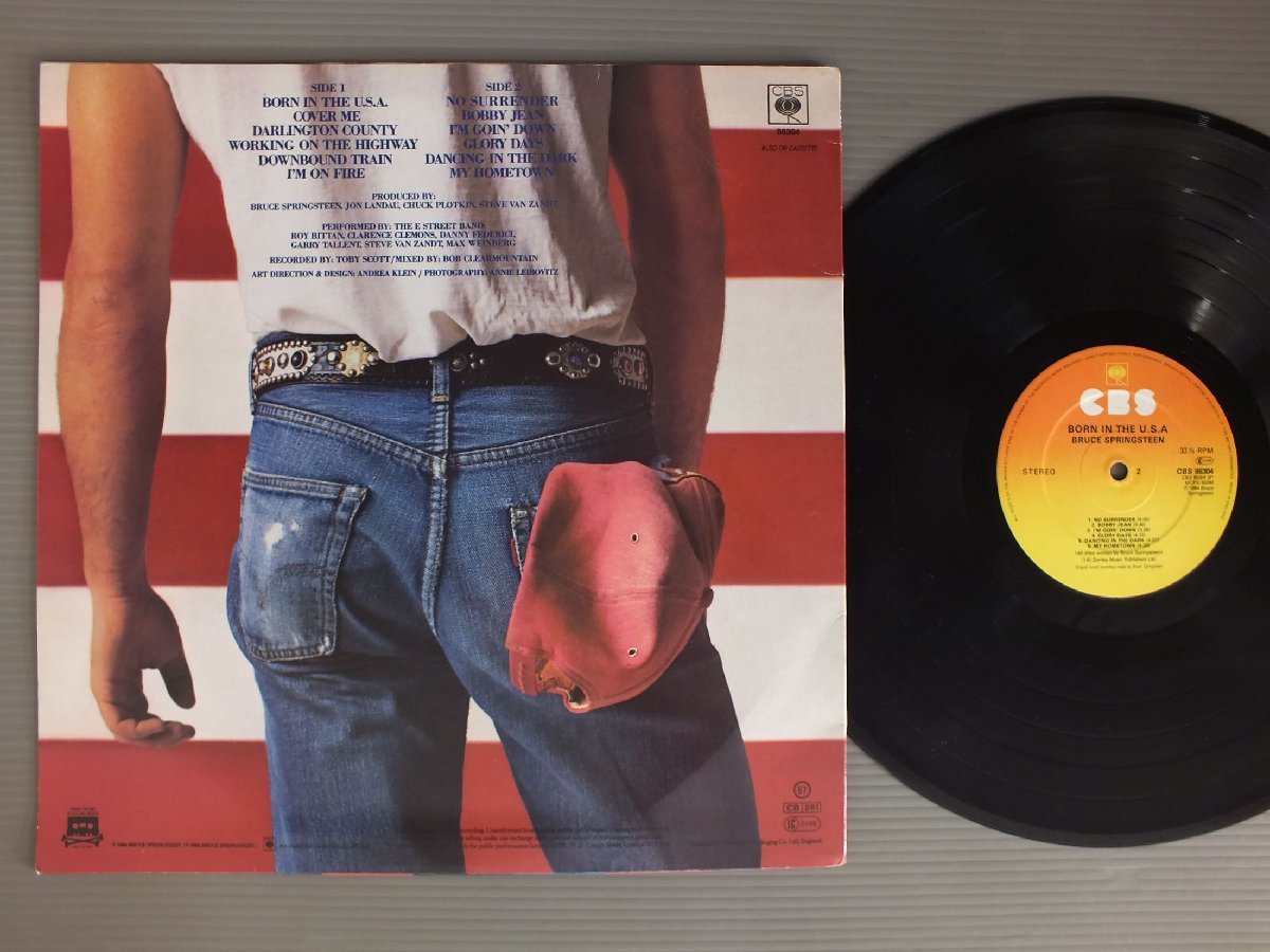 ●英LP BRUCE SPRING TEEN/BORN IN THE USA●_画像2