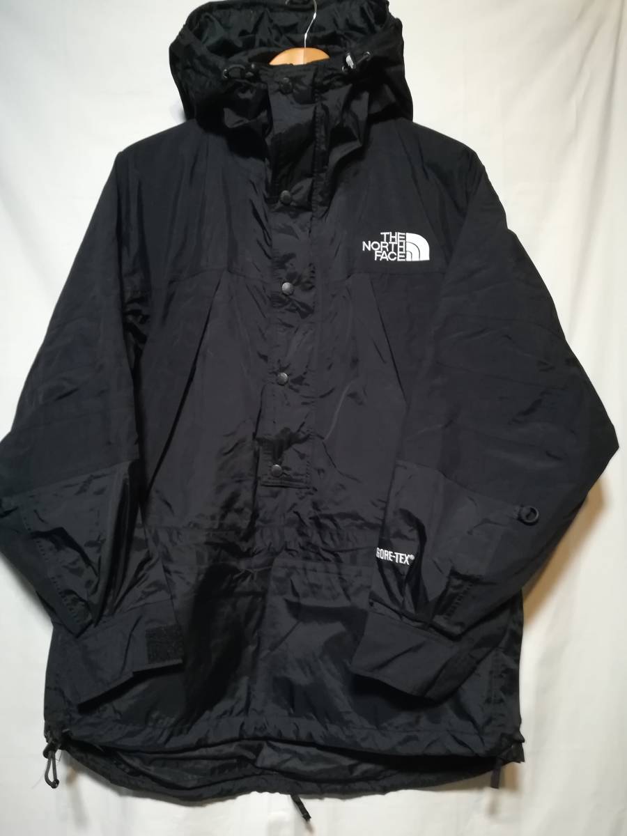 90s THE NORTH FACE ゴアテックス アノラック L ブラック 黒 ジャケット ヴィンテージ GoreTex マウンテンパーカー ノースフェイス ビン_画像1