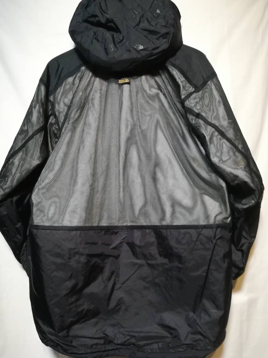 90s THE NORTH FACE ゴアテックス アノラック L ブラック 黒 ジャケット ヴィンテージ GoreTex マウンテンパーカー ノースフェイス ビン_画像4