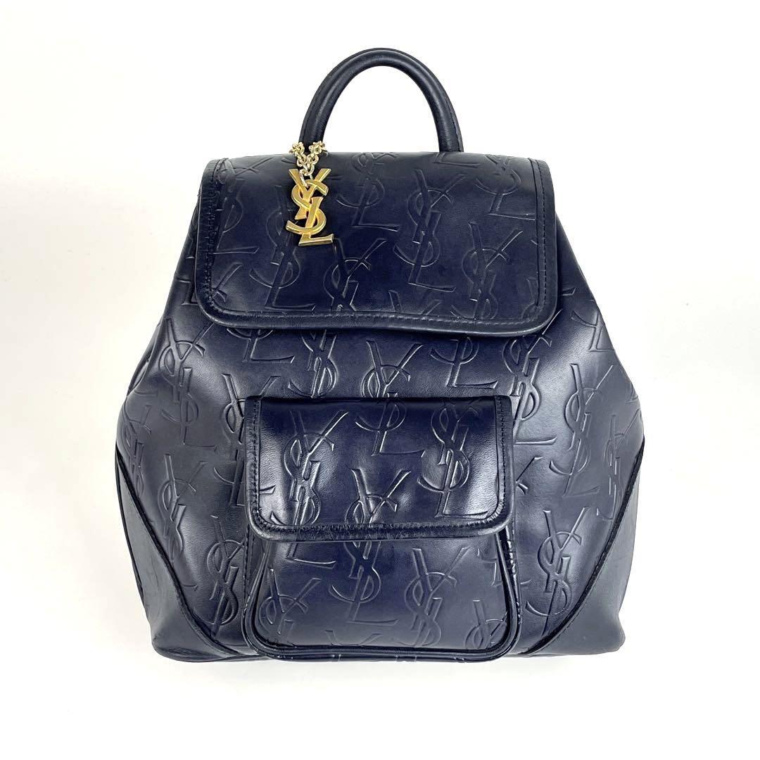 美品 Yves Saint Laurent イヴサンローラン リュックサック 美品 Yves Saint Laurent イヴサンローラン リュックサック